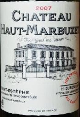 Vin No4 St Estephe Haut Marbuzet 2007