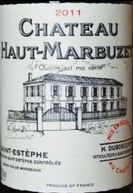 Vin No5 St Estephe Haut Marbuzet 2011