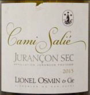 Vin No2 AOP Jurancon sec Cami Salie 2013