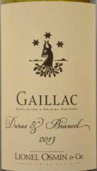 Vin No6 AOP Gaillac 2013